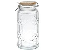 COOK CONCEPT - KA5507 - Bocal de Conservation Couvercle Bambou 2.7L, Rangement Cuisine