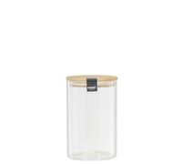 Cook Concept - Bocal en verre et bambou KA4370 1 L Réduit les déchets plastiques Transparent/Bambou