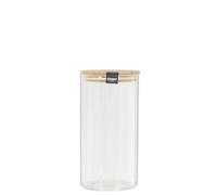COOK CONCEPT - Bocal Haut en Verre avec Couvercle Joint Silicone - 1,2 Litres - Multifonction Conservation et Stockage - Résistance -40°C/+460°C - Transparent - Passe au Lave-Vaisselle