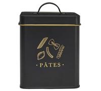 Cook Concept – Boîte en métal BT6821 pour pâtes – Noir et doré, hermétique 1,5 L, nettoyage aisé