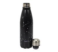 COOK CONCEPT - KA4970 Bouteille Isotherme Réutilisable 50 n Acier Inoxydable - Conçu pour Conservation 6h Chaud et 18h Froid - Dimensions 26 x 26 x 7 cm - Couleur Noir