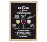 COOK CONCEPT Cadre Collecteur de Bouchons en Liège Déco Murale Noir | Cadre collecteur de bouchons, décoration murale, liège, amateurs de vin, durable, idée cadeau, noir, 46 cm
