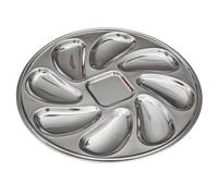 COOK CONCEPT Coffret à Huîtres 9 Pièces Couteau et Fourchettes Gris | Coffret 9 pièces, 6 fourchettes, couteau à huîtres, presse-citron, plateau, dîners festifs, ustensiles pratiques, gris