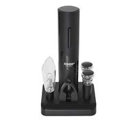 COOK CONCEPT Coffret à Vin 5 Accessoires en Inox Dégustation Multicolore | Inox, coffret à vin 5 accessoires, dégustation apéritif, pratique et durable, service élégant, idée cadeau, multicolore