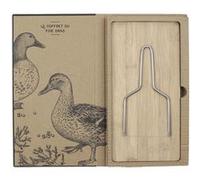COOK CONCEPT - Coffret Foie Gras Lyre et Planche de decoupé - Dimensions : 31 X 17 X 2 cm