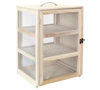 COOK CONCEPT Garde-Manger en Bois de Paulownia 2 Plateaux Amovibles 39 cm | Bois de paulownia, 2 plateaux amovibles, conservation fromages charcuterie, présentation à table, format 39x28x24 cm, naturel