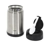 Bol à Soupe Isotherme - COOK CONCEPT - Avec Couverts en Inox - Hermétique - Argent et Noir - 50cl