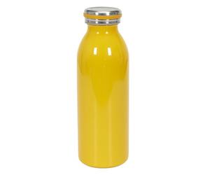 COOK CONCEPT - KA4805, Bouteille Isotherme 45cl Pratique et Esthétique pour Cuisine à Emporter, Acier Inoxydable, Format Adapté, Dimensions 20.3cm, Jaune
