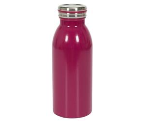 COOK CONCEPT - KA4807, Bouteille Isotherme Pratique et Esthétique 45cl pour Cuisine à Emporter, en Acier Inoxydable, Couleur Framboise, Dimensions : 20.3 cm