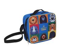 COOK CONCEPT - KA4837 Cartable Fraîcheur Enfant Animaux - Coffret Cuisine à Emporter, Lunch Bag et Glacière, Facile à Nettoyer, 22x20x8cm, Bleu, Orange, Jaune, Marron