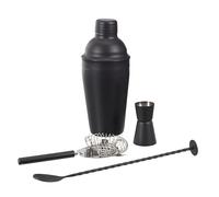 Cook Concept - Kv7335 - Coffret À Cocktail 4 Accessoires Noirs Art de La Table Boisson et Apero Cocktail - Biere et Jus