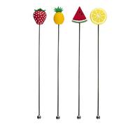 COOK CONCEPT - KV7425 - Cocktail Shaker en Acier Inoxydable - Set de 4-18.5 cm - Idéal pour Mélanger Bières et Jus - Compatible avec Verres Hauts - Couleur Argent - Taille Standard