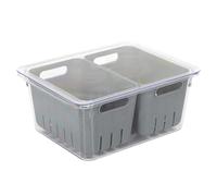 COOK CONCEPT Lot de 2 Bacs de Rangement Multicolores pour la Maison
