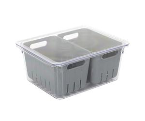 COOK CONCEPT Lot de 2 Bacs de Rangement Multicolores pour la Maison