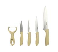 COOK CONCEPT Lot de 4 couteaux et un économe à manche en fibre BLE M6
