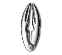 COOK CONCEPT Pince à Crustacés en INOX Ergonomique Fruits de Mer Grise | Acier inoxydable, pince à crustacés, forme pince de crabe, force de serrage optimale, prise confortable, fruits de mer, grise