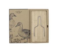 COOK CONCEPT - Coffret Foie Gras Lyre et Planche de decoupé - Dimensions : 31 X 17 X 2 cm