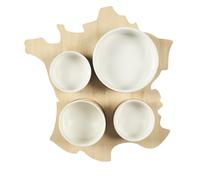 Accessoire de Service - COOK CONCEPT - Bistrot - Planches à Apéritif - Beige, Vert, Blanc, Noir