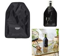 COOK CONCEPT, KV0002, Rafraîchisseur de bouteille élégant pour vin et spiritueux, design moderne, facile à utiliser, performance de refroidissement optimale, taille unique, couleur noire