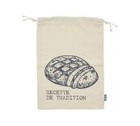 Cook concept Sac à pain en coton - Blanc