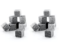 Cook Concept - SAVEUR ET Degustation - KV7101 - Pierre Glacon Reutilisable Whisky Boite De Rangement x9 Gris 2 x 2 x 2 cm (Lot de 2)