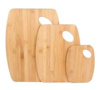 Cook Concept - Set de 3 planches à découper en bambou beige G
