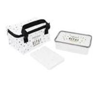 Lunch Bag 3 Pièces Délicieux Repas 23cm Blanc