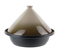 Cook Concept - Tajine rond en fonte d'aluminium antiadhésif - Compatible induction - 30 cm - Taupe