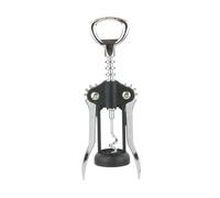 COOK CONCEPT Tire-Bouchon 2-en-1 Double Levier Vin et Bière 16,6 cm | ABS et métal, tire-bouchon double levier, décapsuleur intégré, vin et bière, ergonomique, compact, 16,6 cm