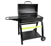 Cook’in Garden - Barbecue Charbon de Bois Tonino 70 Original, Grill et Plancha, Cuve BBQ Acier, Surface de Cuisson XXL en Fonte Émaillée, Couvercle avec Thermomètre, pour Extérieur & Jardin