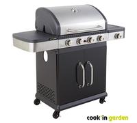 COOK IN GARDEN Barbecue gaz - Fidgi 4 - AM064SBI - Garantie 2ans