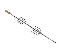 Cook’in Garden - Broche de Barbecue, Longueur 85 cm, Compatible avec Moteur Tournebroche AC084, Accessoire Résistant pour Viande et Volaille, Idéal Rôtisserie Barbecue