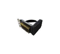 Cook’in Garden- Brosse de Nettoyage 3 en 1, Mousse + Cuivre + Racloir Inox, Idéale pour Barbecue et Plancha, Nettoie et Dégraisse en Profondeur