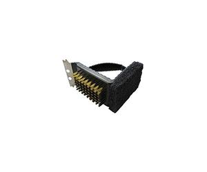 Cook’in Garden- Brosse de Nettoyage 3 en 1, Mousse + Cuivre + Racloir Inox, Idéale pour Barbecue et Plancha, Nettoie et Dégraisse en Profondeur