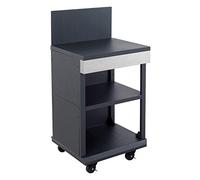 Cook’in Garden - Desserte FIDGI, Chariot avec Plan de Travail Compatible Barbecue Gaz FIDGI 3 et 4, Meuble sur roulettes Facile à Déplacer, Grand Espace de Rangement, Noir