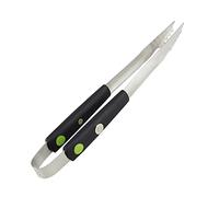 Cook'in Garden – Pince aimantée inox, manche Soft Touch, aimant intégré pour barbecue et plancha