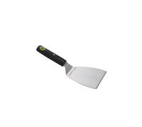 Cook’in Garden - Spatule Courte Aimantée en INOX, Manche Soft Touch Ergonomique, Accessoire Idéal pour Barbecue et Plancha, Ustensile Cuisine Extérieure Pratique avec Aimant de Rangement