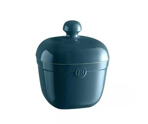 COOKIE JAR Pot à biscuits en Céramique Emile Henry Bleu Feu Doux SC