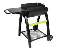 COOK'IN GARDEN Barbecue charbon de bois TONINO 50 - L 102xl71xH 90cm - Surface de cuisson : 42x41,5 cm - Noir