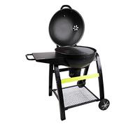 Cook'in garden - Barbecue Charbon de Bois Tonino 60 - Thermomètre intégré | Système d'Easy Lighting & récupérateur de cendres, Capot avec ventilation & thermomètre intégré