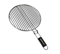 Cook'in Garden – Grille de barbecue double ronde Ø37 cm – Manche Soft Touch ergonomique
