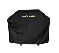 Cook'in Garden - Housse Barbecue desserte - l130 x p55 x h100 cm | Imperméable et Déperlante, Protection face aux Intempéries, Résiste aux UV, S'adapte à de Nombreux Modèles et Marques