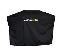 Cook'in Garden - Housse Barbecue desserte l135 x p60 x h100 cm | Déperlante et Imperméable, Protection Extérieure BBQ, Résistance maximum aux UV, Compatible tous Modèles et Marques