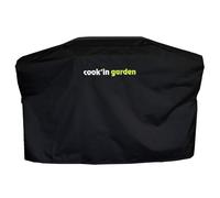 Cook'in Garden - Housse Barbecue desserte l155 x p60 x h100 cm | Résistante aux Intempéries, Imperméable, Déperlante, Protection UV Maximum, Pour Toutes Marques et Modèles de BBQ