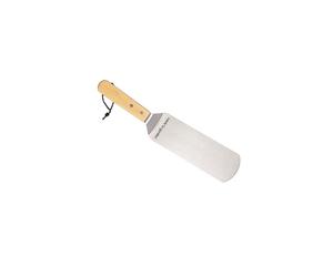 Cook'in Garden - Spatule Longue Équilibrée FSC® 100%, Acier Galvanisé Résistant, Longue durée de vie, Ustensile Pratique pour Barbecue et Plancha, Cuisine Extérieure