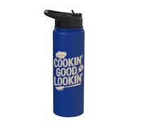 Cookin' Good Lookin' - Funny Cook Stainless Steel Insulated Water Bottle