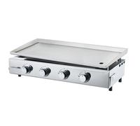 COOKING BOX Plancha à gaz BRASILIA - 4 feux - 10kW - 84x41x24,5 cm - Tout inox - Surface cuisson: 84x34 cm
