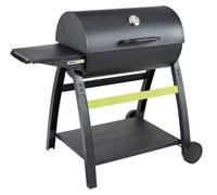 COOKING G - Barbecue charbon TONINO 70 acier – XXL 10 personnes – couvercle thermomètre plancha