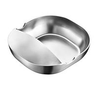 Cooking Spoon Rest - Kitchen Utensil Rest, 304 Stainless Steel Spoon Holder, Stable Base Multi-Functional Organizer, Utensil Holder For RV Cafe Baking Pastry Making Meal Preparation