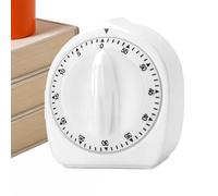 Cooking Timer for Elderly - 60-Min Wind-Up Countdown Timer, Visual Kitchen Cooking Stop-watch with Loud Alarm | Manuel mécanique Timers for Countdown | Home, Office, Classroom, Study, Time Management